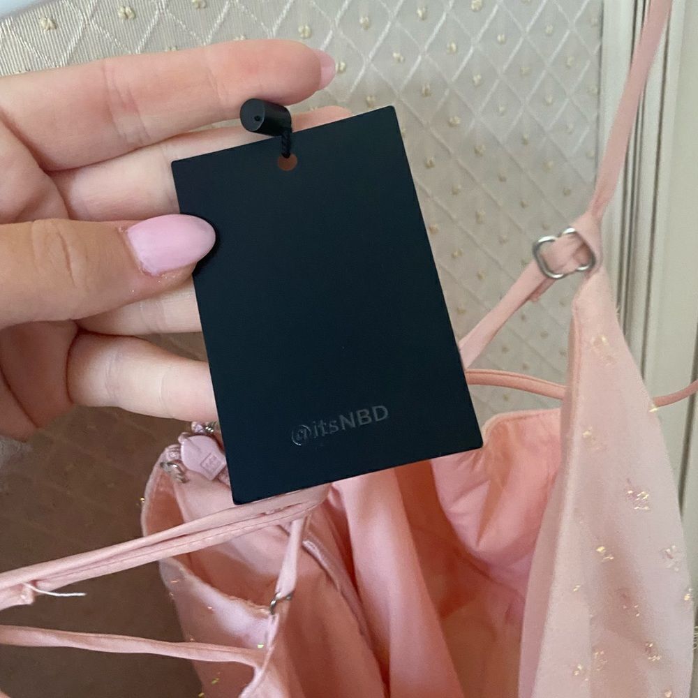 NWT Revolve NBD Maris Mini Dress in Light Pink - Picture 9 of 11